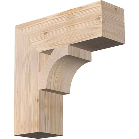 Ekena Millwork Westlake Block Smooth Bracket, Douglas Fir, 5 1/2"W x 18"D x 18"H BKT06X18X18WTL05SDF